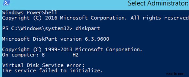 Windows Server 디스크 관리  가상 디스크 서비스에 연결할 수 없음  오류 해결 방법