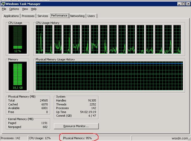 Windows Server 2008 R2 메타파일로 인한 메모리 사용량 급증 문제 해결 방법