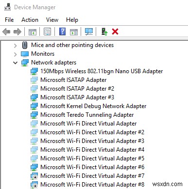 Windows에서 Microsoft Wi-Fi Direct 가상 어댑터 비활성화 및 제거하는 방법