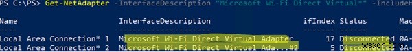 Windows에서 Microsoft Wi-Fi Direct 가상 어댑터 비활성화 및 제거하는 방법