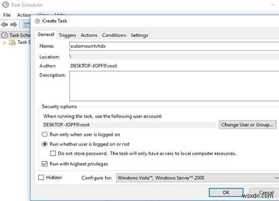 Windows 10·8.1 부팅 시 VHD/VHDX 가상 디스크 자동 마운트 설정 방법