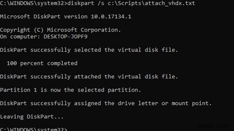 Windows 10·8.1 부팅 시 VHD/VHDX 가상 디스크 자동 마운트 설정 방법