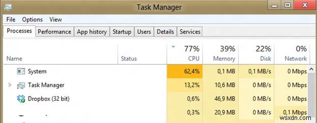 Windows 10에서 ntoskrnl.exe(시스템) 프로세스의 높은 CPU 사용률 진단 및 해결 방법
