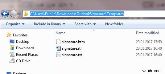 Active Directory 정보를 활용한 Outlook 2010/2013 서명 자동 생성 방법