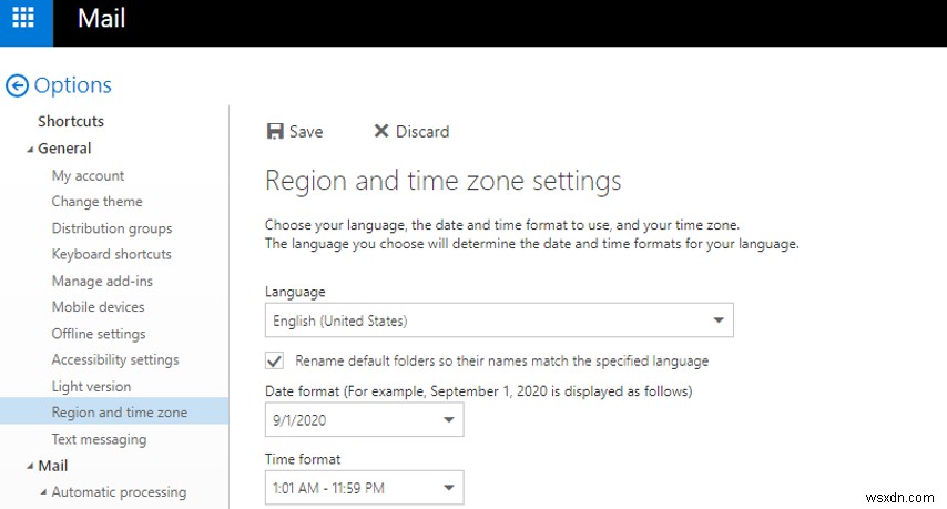 Outlook·Exchange·Microsoft 365 사서함 지역 설정 관리 방법(언어, 시간대)