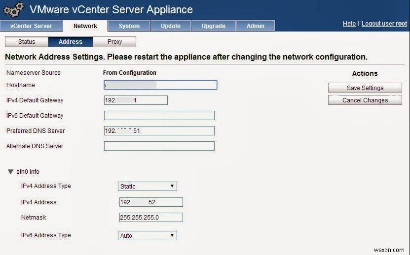 VCSA(vCenter Server Appliance)에 두 번째 NIC 추가하는 방법