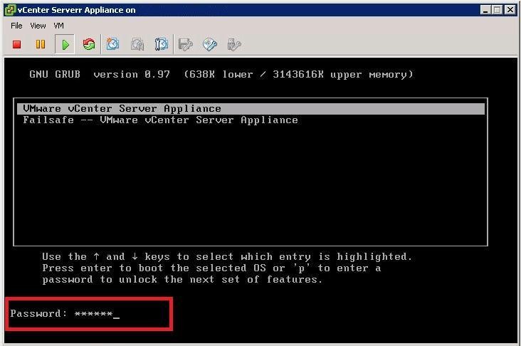 VMware vCenter Appliance(vCSA)에서 잊어버린 루트 암호 재설정하는 방법