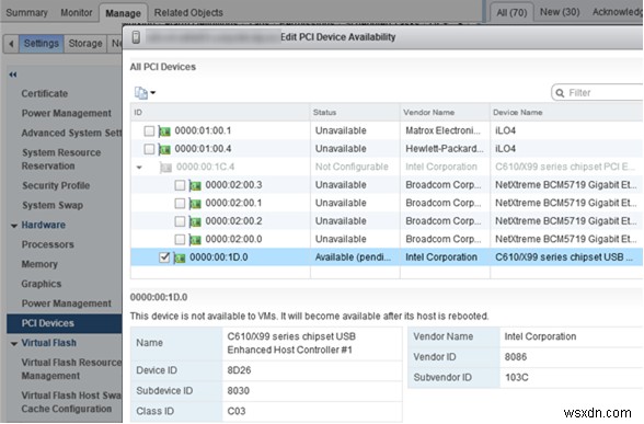 VMware ESXi에서 가상 머신으로 USB 장치 패스스루 구성하는 방법