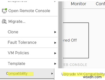 VMware ESXi에서 가상 머신(VM) 하드웨어 버전 업그레이드하는 방법