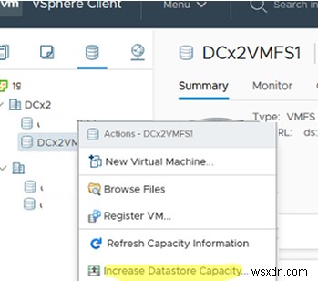 VMware ESXi(vSphere)에서 VMFS 데이터스토어 용량 늘리는 방법