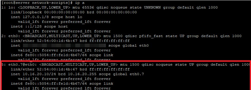 CentOS/Fedora/RHEL에서 VLAN 인터페이스 추가 및 구성하는 방법