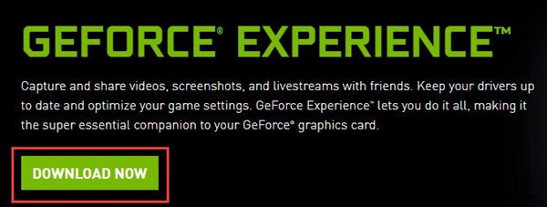 Windows 10/8/7에서 GeForce Experience 오류 코드 0x0003 해결하는 6가지 방법