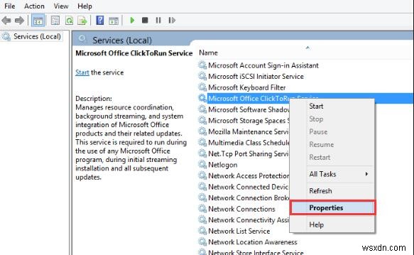 Windows 10에서 Microsoft Office Click-to-Run 디스크 사용량 100% 문제 해결 방법