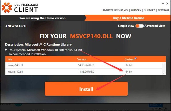 Windows 10/8/7에서 msvcp140.dll 누락 오류 해결하는 4가지 방법