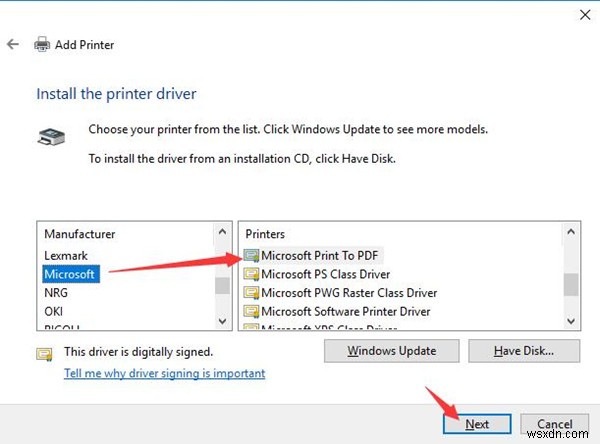 Windows 10/8/7에서  Microsoft Print to PDF  누락 문제 해결하는 완벽 가이드