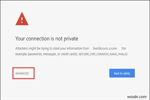 Google Chrome 연결이 비공개로 설정되어 있지 않습니다 오류 해결 방법 총정리