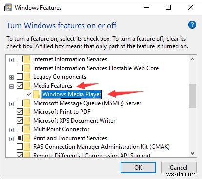 Windows 10에서 Windows Media Player 제거 후 재설치하는 방법 총정리