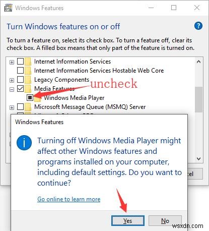 Windows 10에서 Windows Media Player 제거 후 재설치하는 방법 총정리