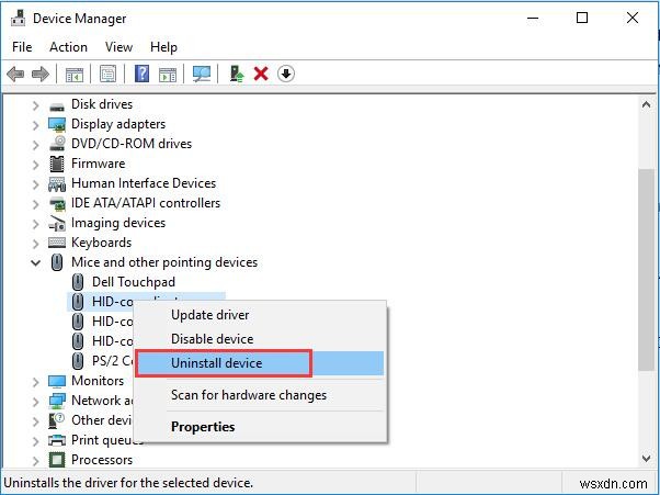 Windows 10에서 HID 호환 마우스가 작동하지 않을 때 해결하는 5가지 방법