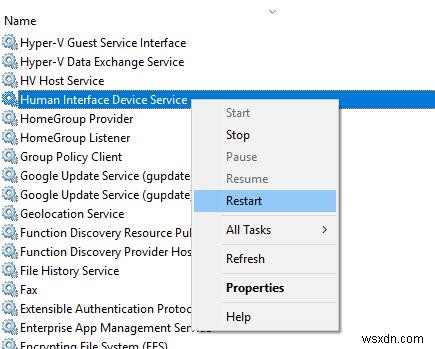 Windows 10에서 HID 호환 마우스가 작동하지 않을 때 해결하는 5가지 방법