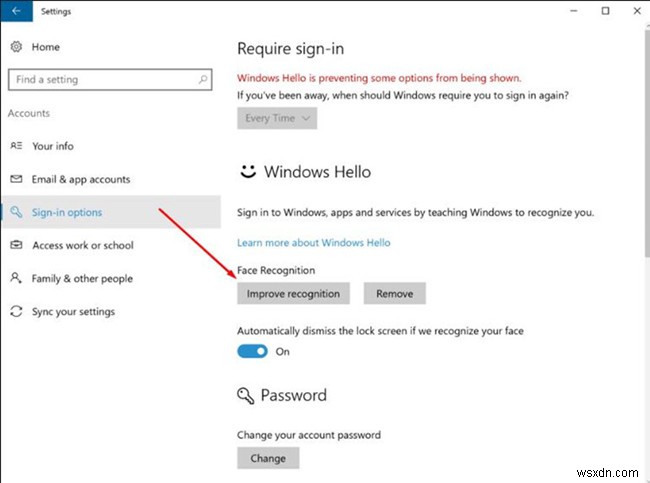 Windows 10에서 Windows Hello가 작동하지 않을 때 해결하는 5가지 방법