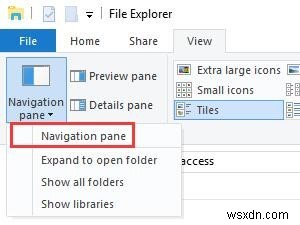 Windows 10 파일 탐색기 문제 해결: 기본 폴더 변경, 제어판 추가, 탐색 창 숨기기