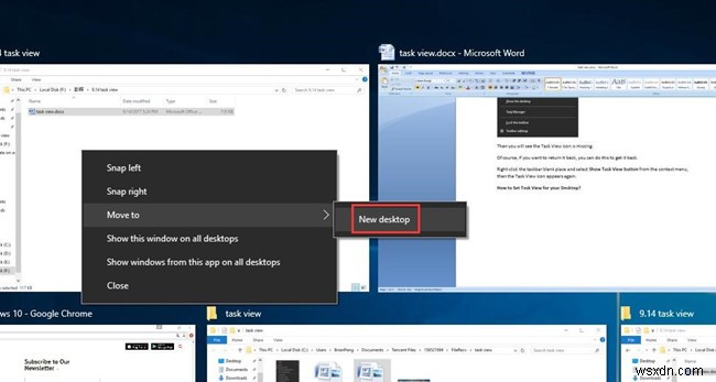 Windows 10에서 작업 보기(Task View) 열기, 비활성화 및 활성화하는 방법