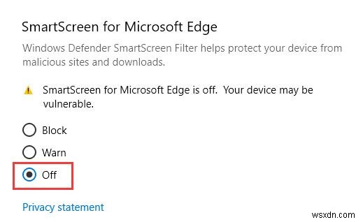 마이크로소프트 엣지(Microsoft Edge) SmartScreen 기능 켜고 끄는 방법