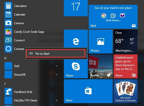 Windows 10 시작 메뉴 사용자 지정 방법 완벽 가이드