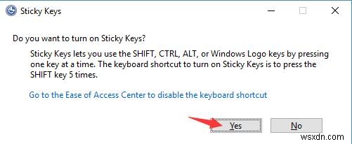 Windows 10에서 고정 키(Sticky Keys) 켜고 끄는 3가지 방법