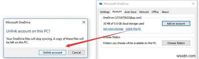 Windows 10에서 OneDrive 끄기 및 완전 제거하는 방법