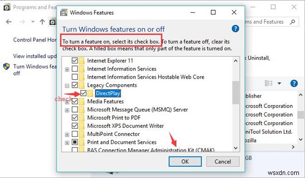 Windows 10에서 DirectPlay 다운로드 및 활성화하는 방법 완벽 가이드