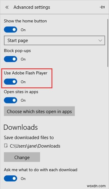 Windows 10에서 Adobe Flash Player 활성화하는 방법 (크롬·엣지·파이어폭스·IE)