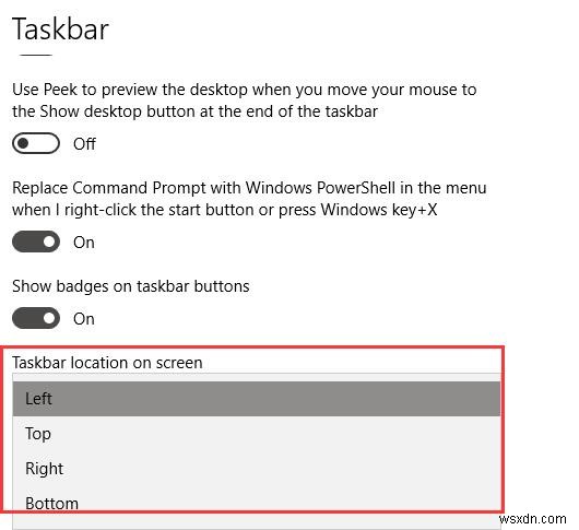 Windows 10 작업 표시줄 사용자 지정 완벽 가이드