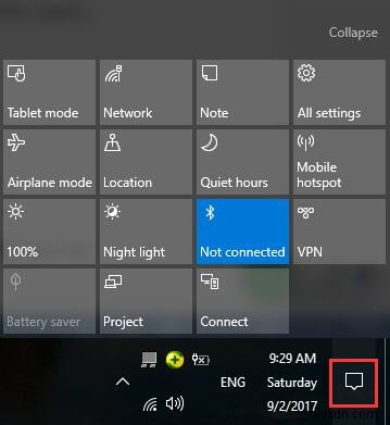 Windows 10 알림 센터(액션 센터) 열기 및 사용하는 방법 총정리