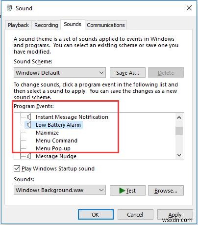 Windows 10에서 시작 사운드 다시 켜는 방법