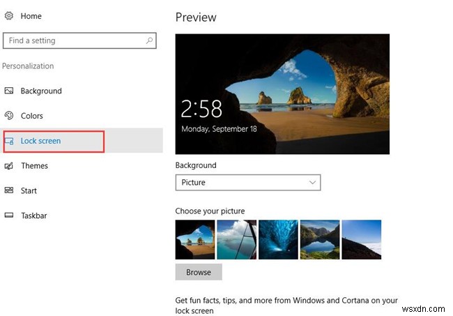 Windows 10 잠금 화면 사용자 지정 완벽 가이드