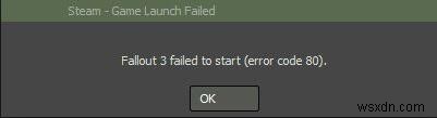 Steam 오류 코드 80 해결 방법: 게임 실행 실패 문제 완벽 가이드