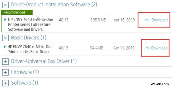 Windows 10, 8, 7 및 Mac에서 HP Envy 7640 드라이버 다운로드 및 업데이트 방법