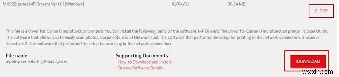 Windows 11·10·8·7 및 macOS용 Canon MX922 드라이버 다운로드 방법 총정리