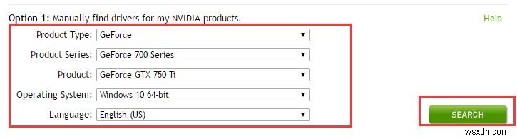 Windows 10에서 NVIDIA GeForce 드라이버 수동 업데이트하는 방법