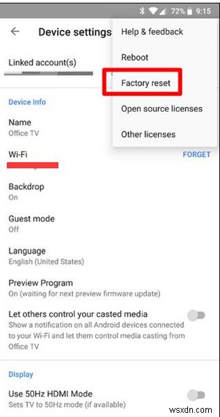 크롬캐스트(Chromecast) 빠르게 초기화하는 방법: Google Home 앱부터 리셋 버튼까지