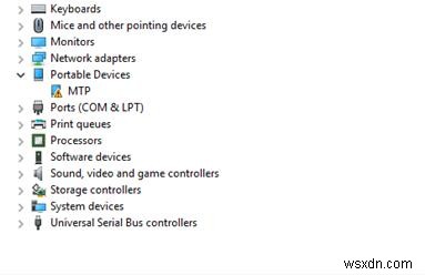 Windows 10에서 MTP USB 장치 설치 실패 오류 해결 방법 총정리
