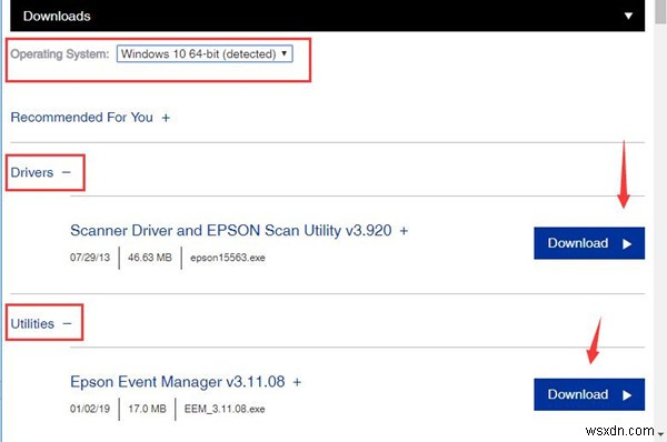 Windows 10에서 Epson 스캐너가 작동하지 않을 때 해결 방법 총정리