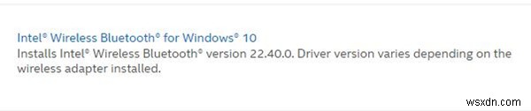 Windows 10/8/7 인텔 블루투스 드라이버 다운로드 및 업데이트 방법