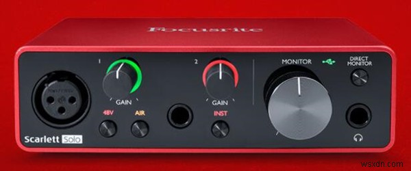 Windows 11, 10, 8, 7 및 Mac용 Focusrite Scarlett Solo 드라이버 다운로드 완벽 가이드