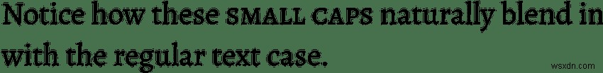 CSS font-variant 속성 완벽 가이드: 스몰캡스(Small Caps) 올바르게 사용하기