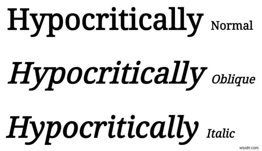 CSS font-style 속성 완벽 가이드: normal, italic, oblique의 차이점