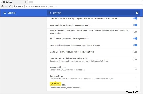 크롬(Chrome)에서 JavaScript 비활성화하는 방법 완벽 가이드