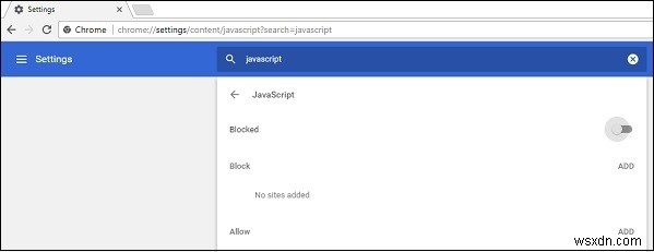크롬(Chrome)에서 JavaScript 비활성화하는 방법 완벽 가이드
